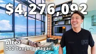 Astounding Marina View from Altez 3-Bed ($4.28M) D02 Tanjong Pagar | Singapore Home Tour Ep.122