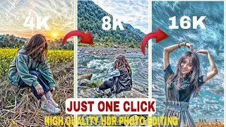 Trending 8K normal to 16k hd photo editing in krea ai2k to