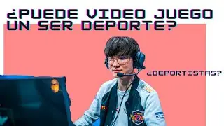 ¿Puede un vídeo juego ser un deporte? ¿Un jugador un deportista?