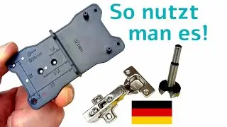Perfekte Ankörn-Schablone für verdeckte Topfscharniere!