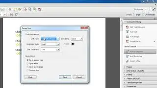 Create Table of Contents in PDF
