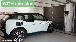 EV Cable Retractor Pneumatico - How to organize your electric car charging cable?