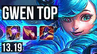GWEN vs YASUO (TOP) | 400+ games, 11/4/12, Dominating | KR Challenger | 13.19