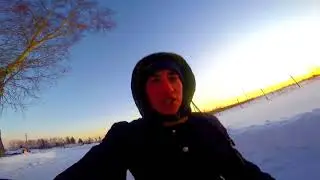 Покатушка на САНЯХ АЛЬФА ВЕЗЁТ САНИ