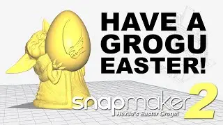 3D Printing Easter Grogu on the Snapmaker 2.0 A350 - Live stream relaxing music
