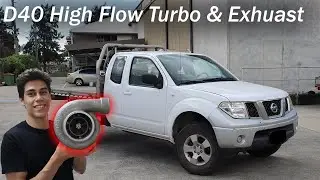 D40 Navara High Flow Turbo & 3 Inch Exhaust Dyno Tune