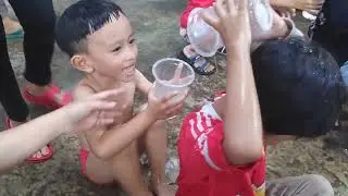 Lucunya Haykal Lomba Estafet Air Anak-Anak #17agustus #haykal