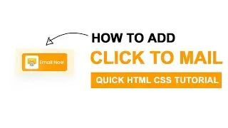 Click To Email Button | HTML CSS Tutorial