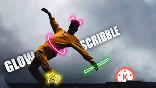 Professional  glowing scribble effect on mobile | Easy way