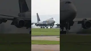 Awesome 747 Landing 👑✈️