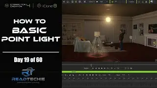 How To Add Basic Point Light in iClone 8 | iClone 8 Tutorial in Hindi | reallusion | Day 19 of 60