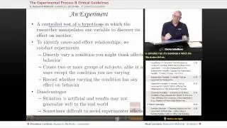 "The Experimental Process & Ethical Guidelines" | AP Psychology with Educator.com