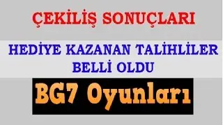 Cekilis Sonuclari