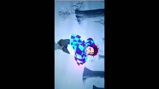 This is 4K anime (Tanjiros team glow edit)