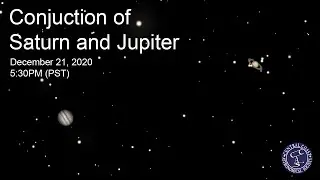 Live View - Conjunction of Saturn and Jupiter