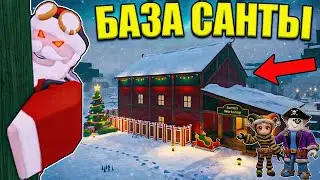 😱 BUILT A BASE IN SANTA'S WORKSHOP IN 99 NIGHTS IN THE WOODS IN ROBLOX!