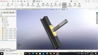 FORMATION SOLIDWORKS 2025 REALISATION DE 4 PIECES ET SON ASSEMBLAGE