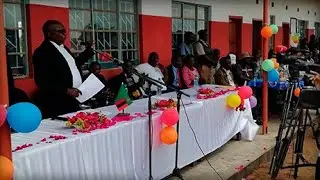 Official handing over of the Nsefu Secondary School to the Zambian Dept of Education!