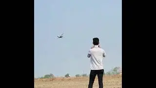 bike and plane race
