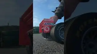 2 stroke formula 1 FG Ferrari Petrol RC car burnout