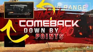 BO4 | Late Join Insane Comeback Down By 140 Points On Firing Range | 5 Man Tryhards Get Smacked