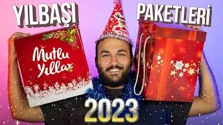 2023 YILBAŞI SEPETLERİNİ İNCELEDİM! (760 TL)