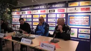 Pressekonferenz 1. FFC Frankfurt - SGS Essen 1. November 2019