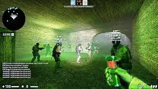 CS:GO · Zombie Survival Mod: zm_dust2_bloodmoon map · RoW Server