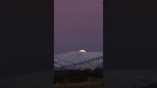 Puesta de Luna en la Bola del Mundo 🌕
