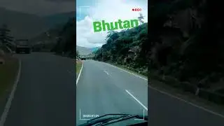 Phuntshiling To Thimphu Short Road View// in bhutan