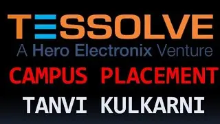 TESSOLVE SEMICONDUCTOR CAMPUS PLACEMENT Tanvi Vikas Kulkarni sharing her thoughts Umesh Avvannavar