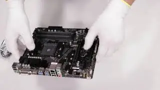 Unboxing Gigabyte Matherboard AX370M-DS3H hands on