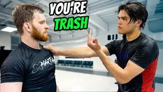 Cocky Blue Belt Threatens Jiu Jitsu Black Belt