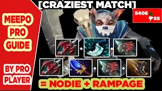 Meepo Dota 2 Pro Guide - GO MID - NO DIE & Step by Step for RAMPAGE
