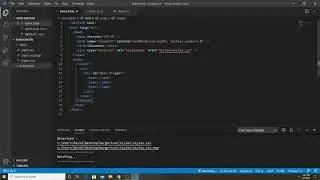 HTML CSS Hamburger Menu Icon Part 1