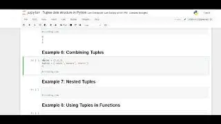 Tuple data structure in Python