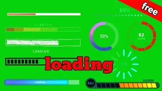 #greenscreen Loading greenscreen animation #chromakey #footage