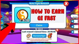 HOW TO EARN Qi FAST in Weapon Fighting Simulator