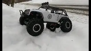 Тест  по снегу Remo Hobby 1073