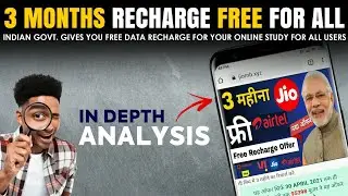 Indian Government gives 3 months free Recharge, Is it real or fake? | 3 Months Free Recharge Offer