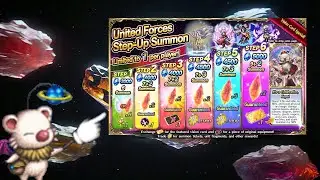 FFBE - United Forces Step-Up Summon - It's a Celebration, Kupo! (VC Step-up)