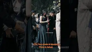 Tiara Andini di Wedding Thoriq & Aaliyah