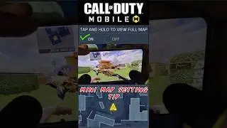 MAP Setting Tip in CODM 🔥CODM Pro Setting Tips And Tricks🔥 Codmobile Best Shorts #shorts #codm #cod