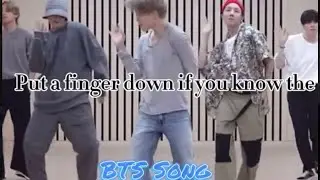 Put a finger down if you know the BTS song | Easy Version