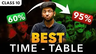 Best TIME TABLE For Class 10th & 12th Students🔥| Timetable For 95% | Shobhit Nirwan