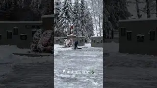 winter's tale ❄️ Зимняя сказка #snow #vlog