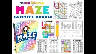 Maze Activity Binder