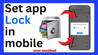 how to set app lock | set app lock in mobile | lock apps on mobile