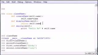 Python Programming Tutorial Series From scratch (33 Classes and Self) | Tutorials point