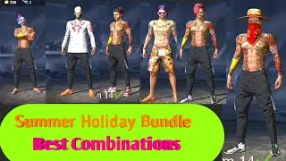 Best Combination With Summer Holiday Bundle // For all players in Free fire